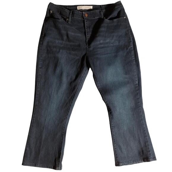 Signature Levi Strauss Blue Denim Bootcut Jeans 34/32 - Picture 1 of 6